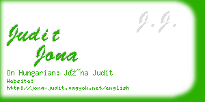 judit jona business card